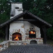 Kachelofen / Kamin - Gastronomie