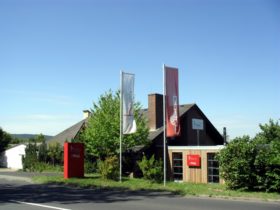 Rüegg Kamin Studio Fulda als Teil der Hilpert Ausstellung