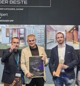 Hilpert mit dem „Golden Wave“ 2019 ausgezeichnet – Container-SPA überzeugte Jury