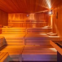 Sauna im Spa & Wellnesbereich des Hotel Gasthaus Mosers Blume in Haslach-Schnellingen