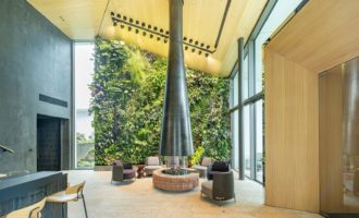 ALEA PARK – Clubhouse Gaskamin im Restaurant „Fogo e Agua“